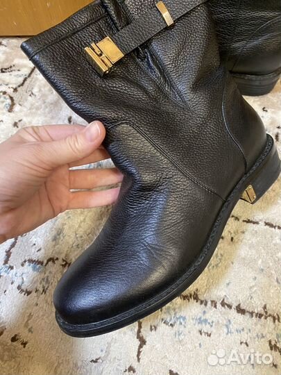 Полусапоги женские 38 натуральная кожа