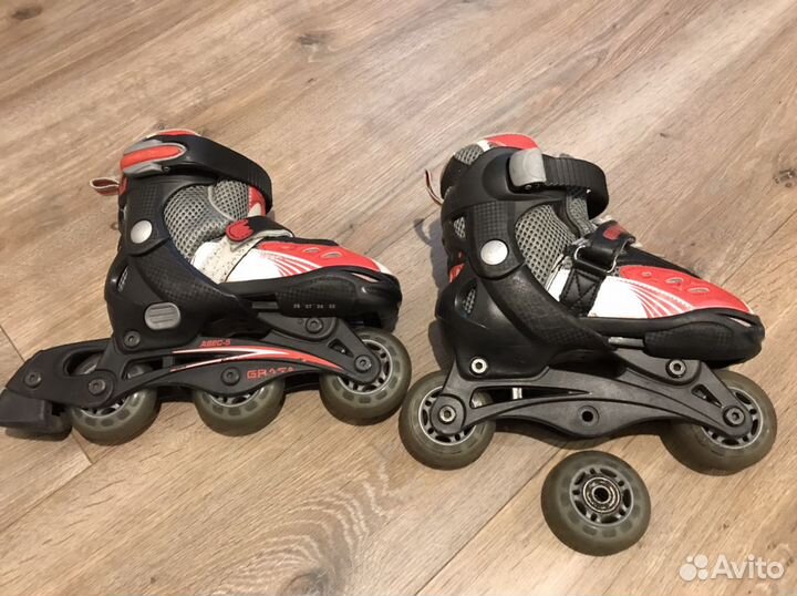 Ролики детские Graf, раздвижные, 25-28 размер