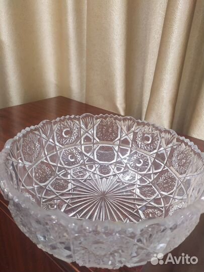 Хрустальная ваза для фруктов