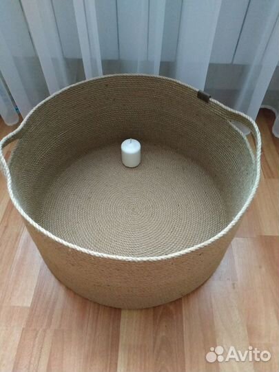 Корзина из джута