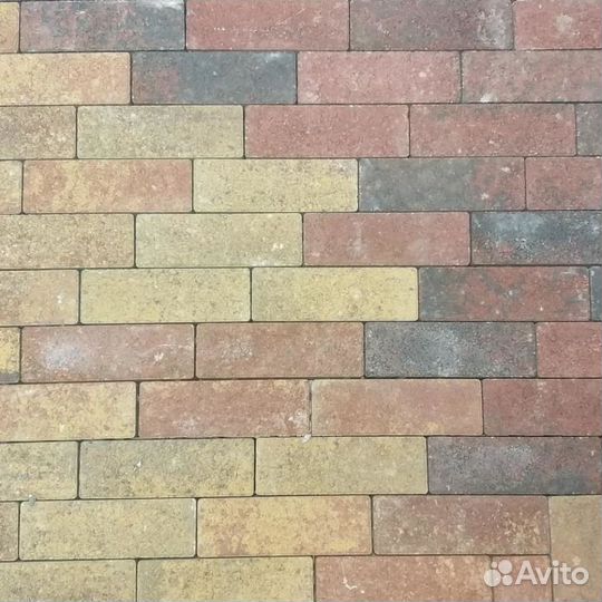 Брусчатка, тротуарная плитка Выбор разные цвета