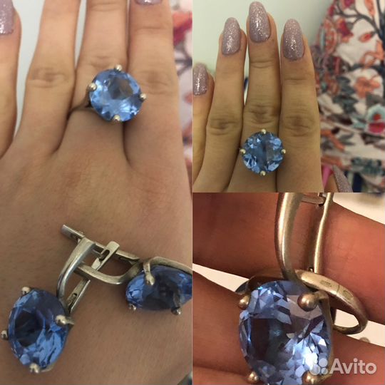 Серебряный набор