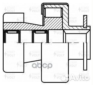 Привод стартера VCS1015 startvolt