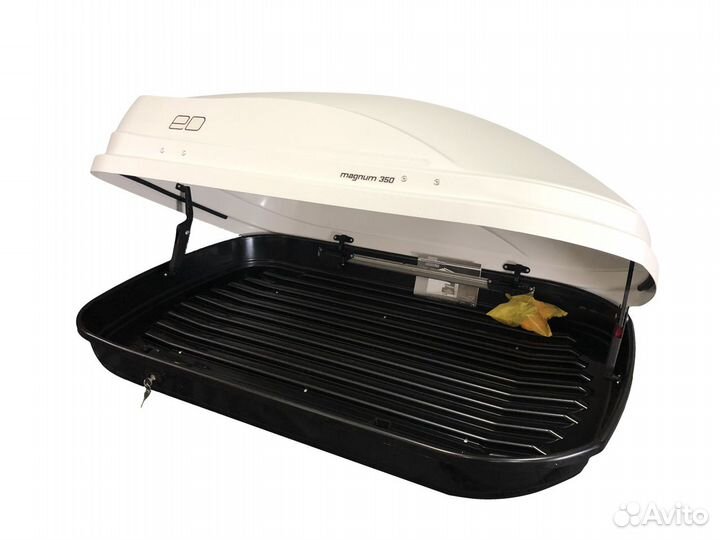 Бокс багажный ED Магнум 350 белый глянец