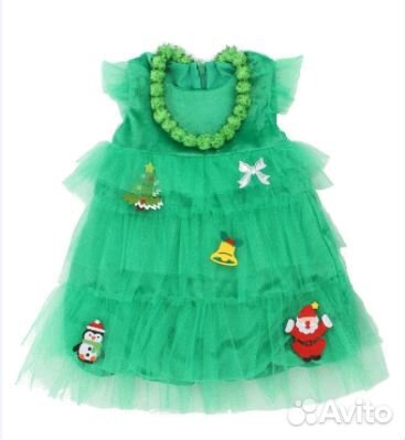 Светящийся Новогодний костюм Ёлочка, Батик Р104