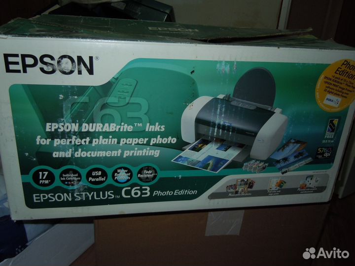Фото -Принтер Epson Stylus C63, струйный, цветной