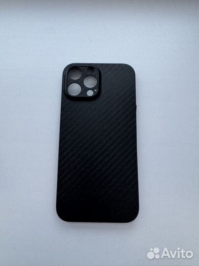 Карбоновый чехол на iPhone 13 pro max