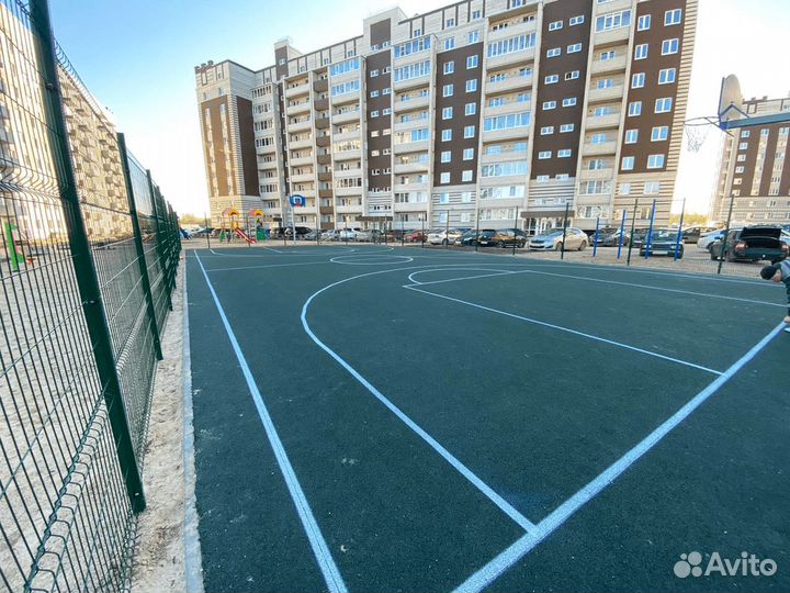 Резиновое покрытие площадок