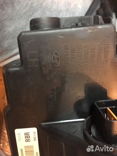 Фары Hyundai Solaris дорестайл