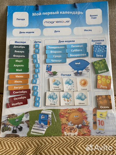 Магнитная календарь