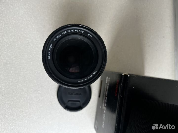 Объектив Sigma 17-50mm F2.8 ex dc os