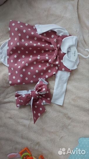 Платье для девочки 74 80