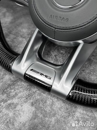 Руль AMG Мерседес V167 GLS X167 W213 W222 / Карбон