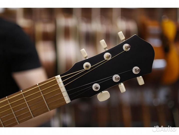 Амистар M-313-BK Акустическая гитара, чёрная