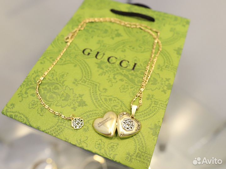 Кулон с подвеской сердце Alexander McQueen