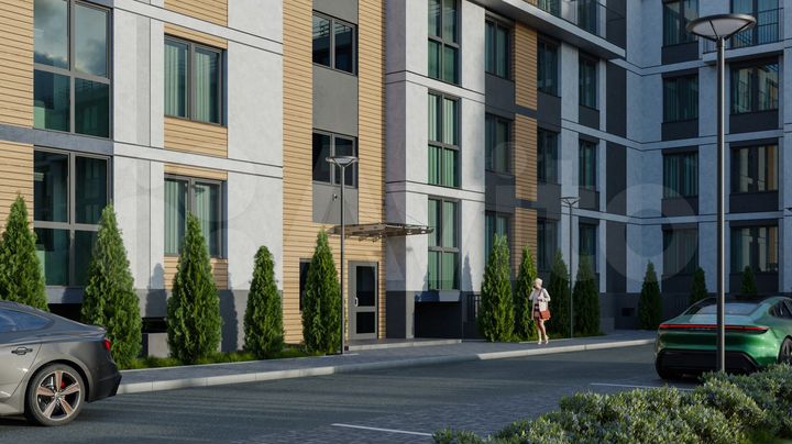 2-к. квартира, 57,8 м², 2/4 эт.