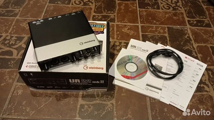 Внешняя звуковая карта steinberg UR22 MK II
