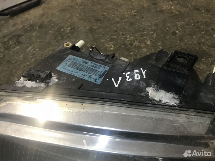 Фара левая Audi А4 B5 рестайлинг