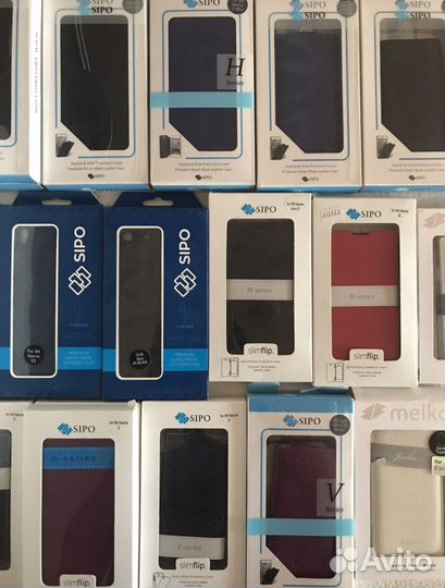 Кожаный чехол для Sony Xperia (разные модели)