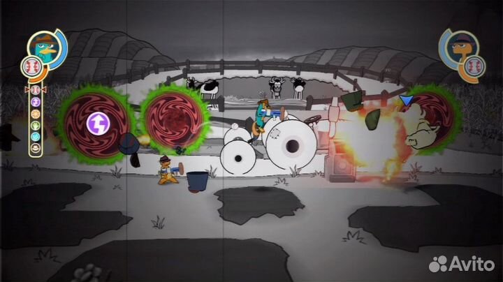 Phineas and Ferb Across the 2nd Dimension, б/у PSP