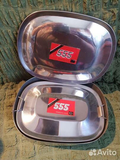 Набор контейнеров из нержавейки с защёлками