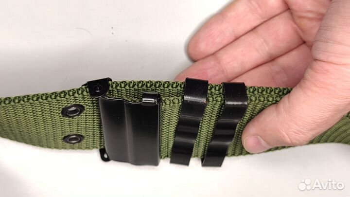 Тактический ремень с лямками, карабины металл