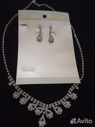 Колье для свадебного платья