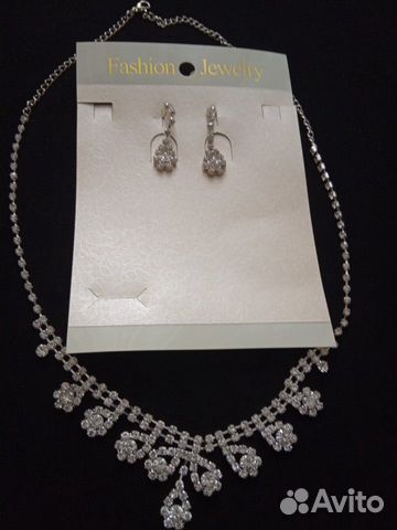 Колье для свадебного платья