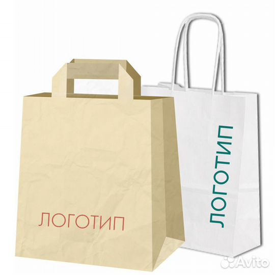 Изготовление пакетов с печатью логотипов и эмблем