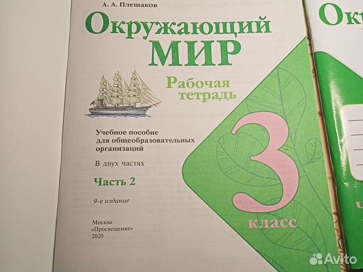 Рабочая тетрадь окружающий мир 3 класс 2 часть