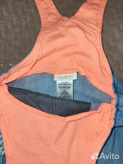 Джинсовый комбинезон