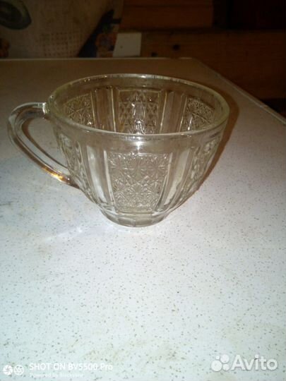 Чашка хрустальная