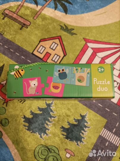 Пазл duo djeco 2+. Кто где живёт