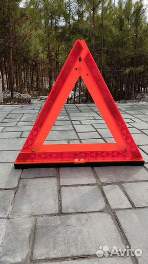 Знак аварийной остановки с утяжелителем