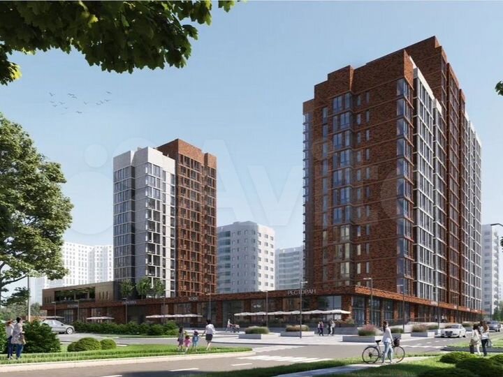 2-к. квартира, 60,5 м², 15/23 эт.