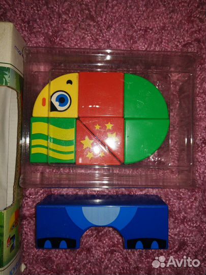 Развивающие магнитные кубики - конструктор