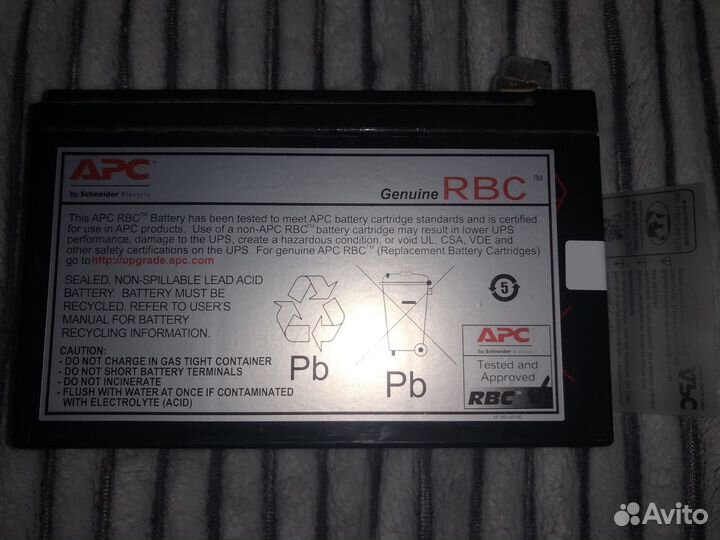 Аккумаляторная батарея для ибп APC RBC