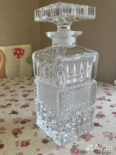 Штоф хрустальный богемия