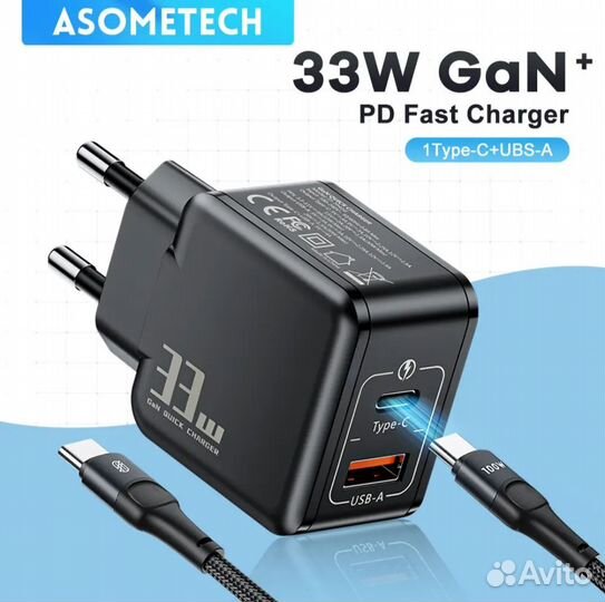 Зарядное устройство 33W GAN