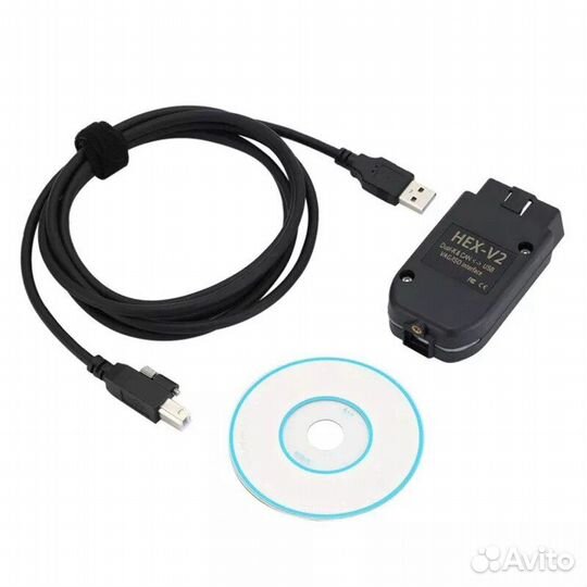 Адаптер Vag vcds com HEX V2 22.3, новый