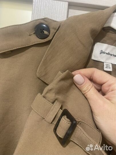 Тренч stradivarius s