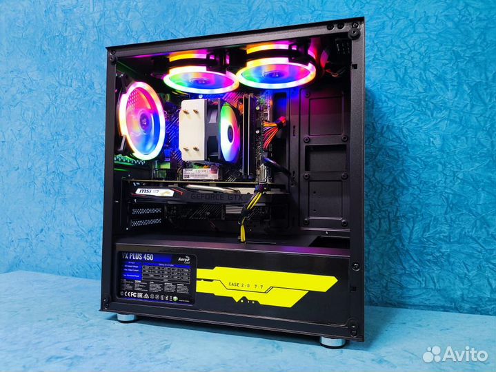 Игровой компьютер GTX 1650/ i3 10100F/ 16Gb/ NVMe