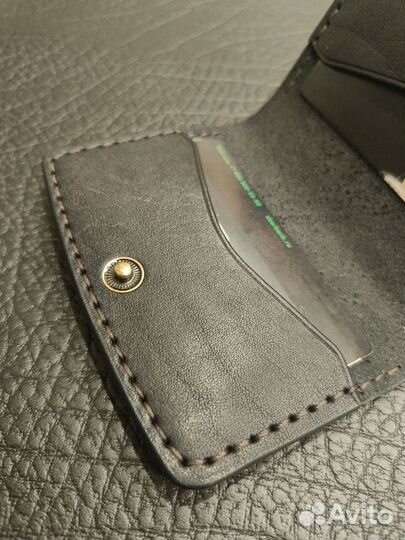 Картхолдер-книжка. Натуральная кожа