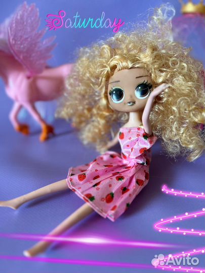 Куколка Lol omg кудрявая