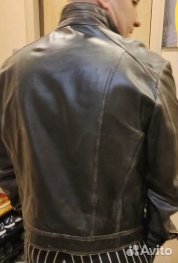 Кожаная куртка мужская