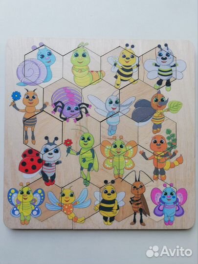 Пазл деревянный