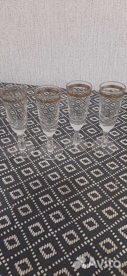 Рюмки цветное стекло СССР