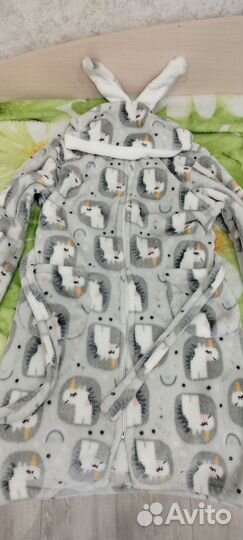 Мягкий халат для девочки