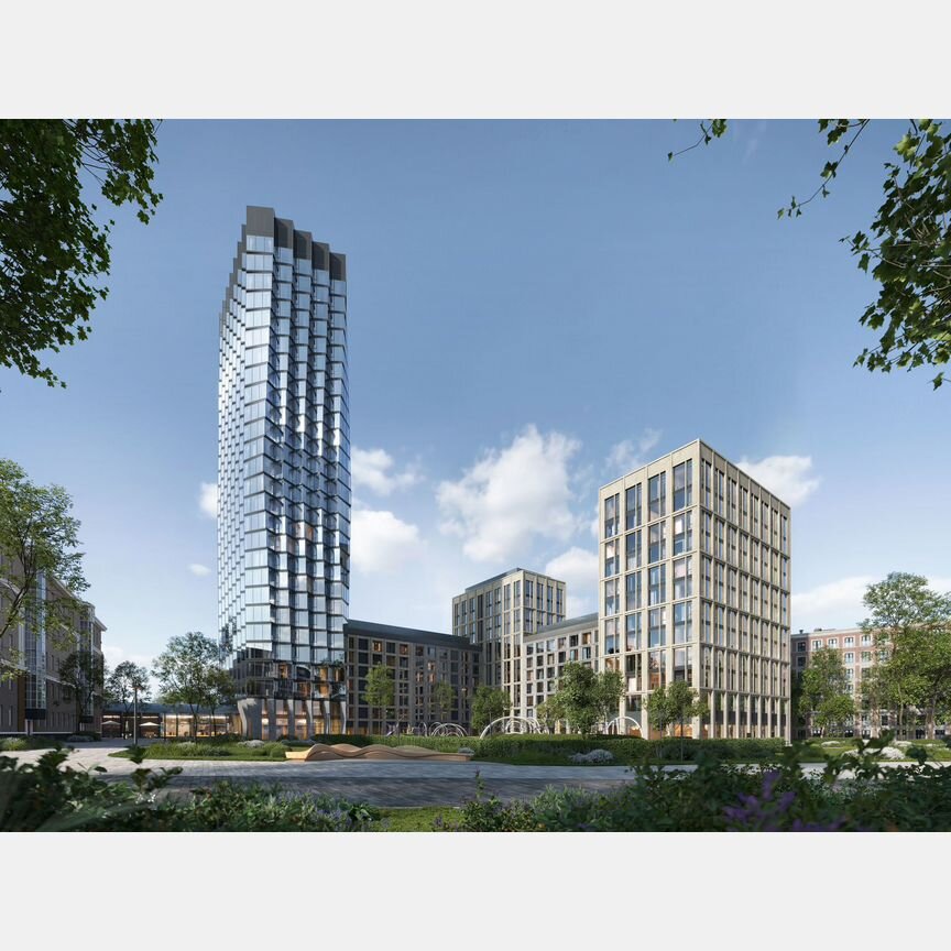 1-к. квартира, 51,9 м², 3/7 эт.