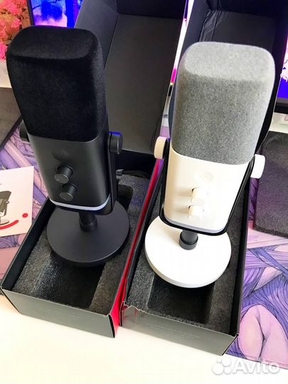 Микрофон Fifine Am8 белый розовый